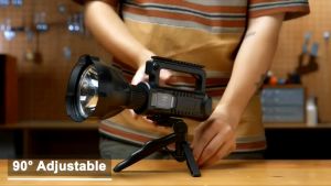 [Original] Senter super terang X2000 W591 Big Lamp LED XHP70 USB charger hp anti air jarak penerangan 1000M Super Bright 9000 Lumens
