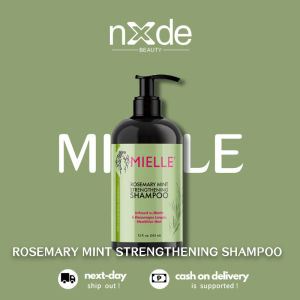 ✨100% Authentic ✨Mielle Organics Rosemary Mint Strengthening Shampoo 355ml Cleanses and Helps Strengthen Weak Brittle Hair Infused w/Biotin & Encourages Growth