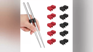 5PCS Alat Chopstick Training Bahan PE Alat Training Chopsticks Anti-Slip Alat Makan Sumpit Training Belajar Anak Bayi Dewasa Reusable