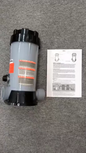 Swimming Pool Inline Chlorine Feeder Jet-Flo Automatic Chlorinator Built-in Flow Control Valve for Pool Sanitizing