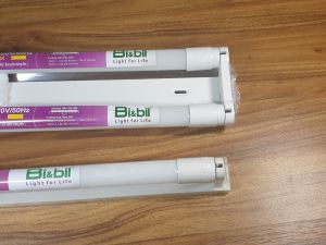 Bộ đèn bóng LED thủy tinh Bi&bil 0.6m bóng đơn 18W hoặc đôi 2x18W ánh sáng trắng