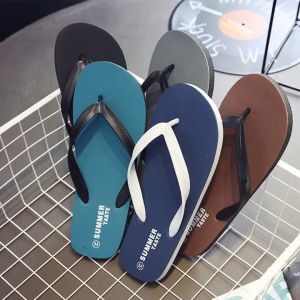 Korean Style Men Beach Flip Flops - Comfortable Casual Slides in Multiple Colors