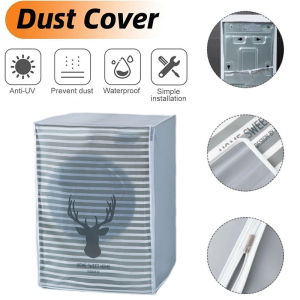 Washing Machine Cover PEVA Waterproof Sunscreen Dustproof Case