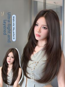 XIAOQI | Hair Volumizing Fluffy High-Level Trim V-Shape Lightweight Invisible Hair Piece for Women