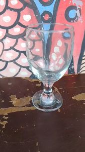 Gelas Kaca Gelas Kaki Gelas Jus isi 6 pcs