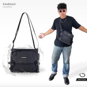 Tas Selempang Pria Multyfungsi 2in1 Sling Bag Waterproof Handbag Anti Air Clutch Pouch Sandang Cowok