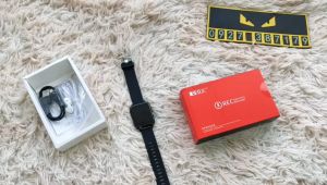 Máy nghe nhạc Benjie A80 thiết kế giống đồng hồ đeo tay - Bluetooth 5.2 - Kết nối với điện thoại - 2 Micro ghi âm