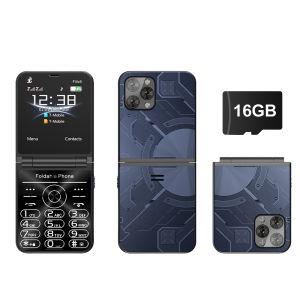 SERVO Flilo9 Foldable Mobile Phone 3G WCDMA Dual SIM Standby Speed Dial Call Recording FM Radio Blacklist Button Flip Cellphones
