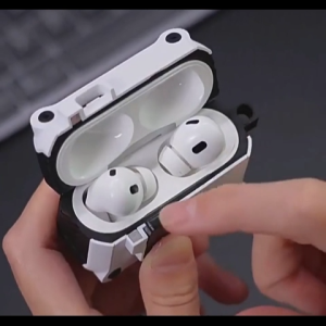 Airpods Pro 2 Case Cover Protective Casing Gen 1/2/3/4 Magnetic Lock Automatic Snap Switch Secure Shockproof