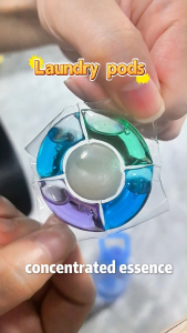 JHYOO 5-Chamber Laundry Detergent Beads 72pcs Single Box Original Pack 5-in-1 Cleaning & Clothing Care