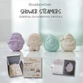 MILKBATHDIPS - Christmas Shower Steamers - 4pc Gift Box
