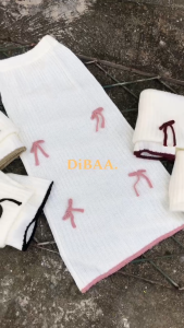 Rok Span Rajut Anak Perempuan - Rok Pita Anak - Rok Rajut Anak Perempuan - Bawahan Anak Perempuan