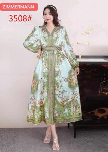 Elegant Womens Spring Retro Floral Bohemian Dress