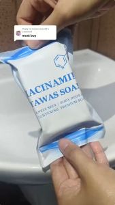 BUY 1 TAKE 2 NIACINAMIDE TAWAS SOAP Cleanses Skin Body Deodorant Premium Soap Bar 100g | Minis | Mist