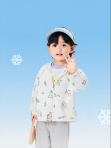 Purcotton | Sun-Protective Hooded Childrens Jacket UPF100