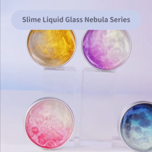 Nebula Series Set of 4 Slime Liquid Glass Non-Newtonian Fluid Putty Playdough Non-Sticky STEM Adult Children Stress Toy