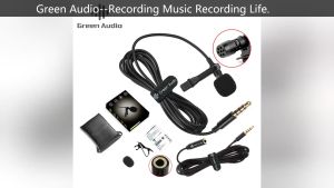 Mic Microphone Stereo Usb Jack 3.5Mm With Clip For Gopro Go Pro Hero 3/3+/4