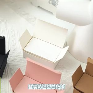 100 Chiếc Nhiều Màu Sắc Trống Thẻ Chỉ Mục Dày Cardstock Cho DIY Chữ Viết Tay Thẻ Flash Học Ghi Nhớ Vẽ Ghi Chú 225G +