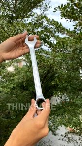 Cờ lê vòng miệng Wadfow kích thước 6-32mm chiều dài 100-404mm chất liệu thép CRV cao cấp mạ chrome đánh bóng - Thinksafe