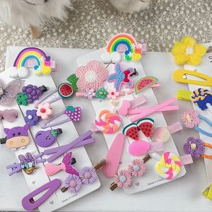 Set Kẹp Tóc 14 Món Nhiều Hình Kute Cho Bé Gái Dễ Thương mã PK-011