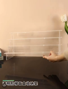 Ⓜ️ZEROIDEASⓂ️ Blind Box Display Rack Makeup Rack Makeup Holder Makeup Shelf Desktop Shelf Desktop Rack Cosmetics Rack Cosmetics Shelf Cosmetic Holder Perfume Holder Perfume Rack Perfume Stand Skincare Rack Toy Displays Rack Toy Storage Mini Figures Rack