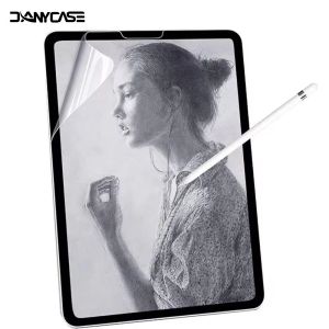 Bộ 2 Miếng Dán Bảo Vệ Màn Hình Cho iPad Air 2024 Pro 11/13 M4 Giấy Cảm Giác Matte PET Tranh Tương Thích Với 7th 8th 9th 10th Thế Hệ