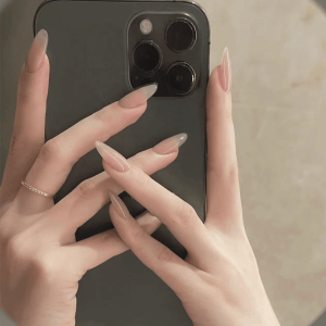 Nhựa Móng Tay Thủ Công Màu Trơn Trơn Cho Đám Cưới Mùa Xuân Hè Trang Trí Móng Tay Hình Elip Tròn Thường Ngày Thoải Mái Bền Màu