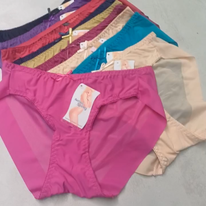 5 quần Lót Nữ Chất lụa cao cấp mịn mát quyến rũ không lộ viền form từ 35 đến 70kg Da Trắng MarketOnline 5401