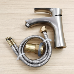 Quan Trang Tráng Nắp Bằng Thép Không Gỉ Mạ Cát Vàng Cho Bồn Rửa Mặt Bằng Đồng Pha Lê Vàng Cho Tủ Phòng Tắm Nóng Lạnh Bằng Nút Van Bằng Sứ