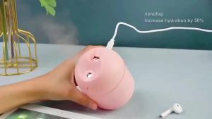1pc Compact Portable Humidifier for Fine Moisture – Professional Quality Essential Oil Diffuser for Home and Travel