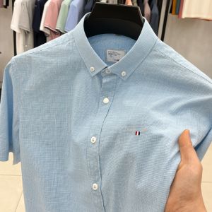 100% Pure Cotton Long Sleeve Casual Oxford Cloth Embroidered Shirt Mens Fashion City Autumn Top No Ironing Required