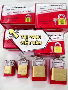 Ổ KHÓA MÓC TRI VÀNG VIỆT HÀN - CHÌA MUỖNG