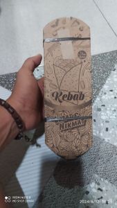 bungkus kebab coklat craft 100pcs