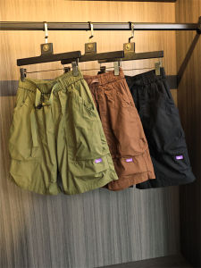 Mens Summer New Style Loose Fit Five Inch Shorts Breathable Comfortable Buckle Waist Casual Workwear Pants Youth Fashion