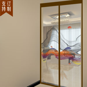 ม่านประตูเครื่องปรับอากาศสไตล์นอร์ดิกกันลมฤดูร้อนม่านประตูพลาสติกอ่อนใช้ในบ้านม่านควัน