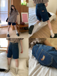 Mixd | Quần Short Jeans Thẳng Đẹp Mùa Hè