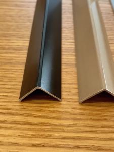 3.6 HTK Aluminum Alloy L Type Strip Corner Protection Strip Titanium Decorative Strip Trim Foam Rubber External Corner Line Bumper Strip