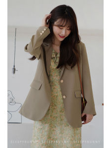 Retro Hong Kong Style Comfortable Versatile Womens Suit Jacket