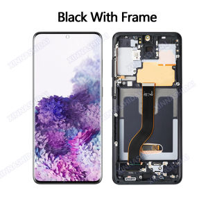 OLED Screen For Samsung Galaxy S20 Plus LCD Display For Samsung S20+ G985F/DS G986B Display LCD Touch Screen With Frame