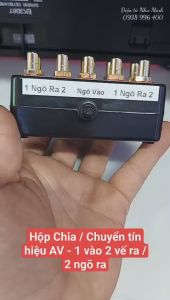 Hộp Chia Chuyển Tín Hiệu Đầu vào dùng Ngõ Bông sen