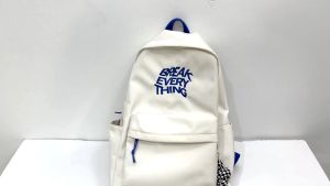 ( BAYAR DI RUMAH ) tas ransel sekolah remaja sd smp sma dengan skat laptop 15inc tas sekolah "break every think"