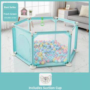 KIUMO | Baby Safety Playpen and Crawl Mat for Small Living Rooms
