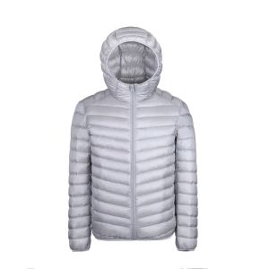 Down Jacket Mens 2025 New 90% White Duck Down Super Light Down Jacket Mens Lightweight Thermal Coat Hooded Feather Coat
