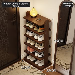 ZHUSHANXIA | Solid Wood Small Space Saving Entryway Shelving Unit