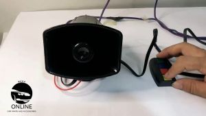 OCPA 4 SOUNDS DC 12V 30W XIKSN MOTORCYCLE HORNCAR ALARM WARNING SIREN HORN WANGWANG (6 PCS FOR 1500)(6238)