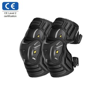 Motorcycle Protection Knee Shockproof Racing Knee Pads Motocross Knee Pads Adjustable Off-Road Knee Protector for Cycling Racing