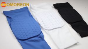 Kids/Youth Sports Honeycomb Compression Knee Pads Guards Protective Gear for Basketball Football Volleyball Cycling