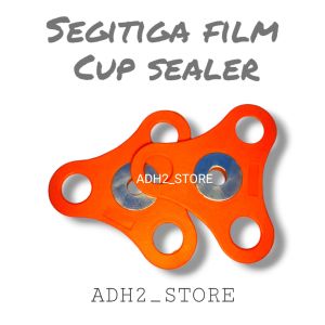 Segitiga Orange Penjepit Plastik Roll Mesin Cup Sealer (Bahan Tebal Anti Patah)