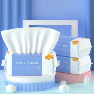 CHUBEISHI | Cotton Facial Wipes with Pull-out and Wall-mount Design