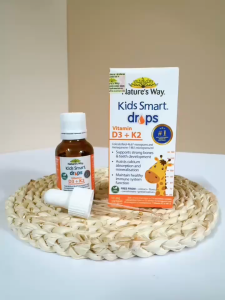 [Nhập khẩu chính ngạch] Dung dịch uống Vitamin D3 + K2 Natures Way Kids Smart Drops chai 11ml